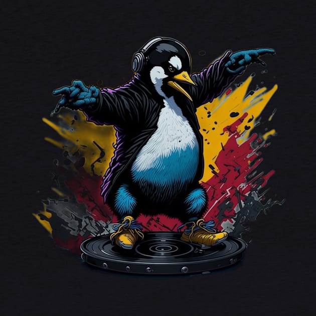 Penguin hip-hop by Rizstor